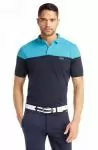 hugo boss sport t-shirts luxe retro 47 mosaic bleu